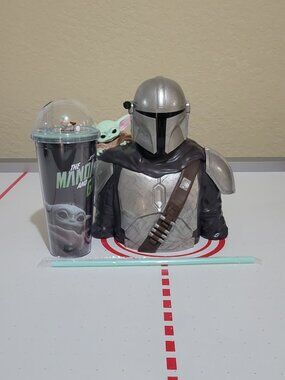 The Mandalorian And Grogu Movie Popcorn Bucket And Drinking Cup